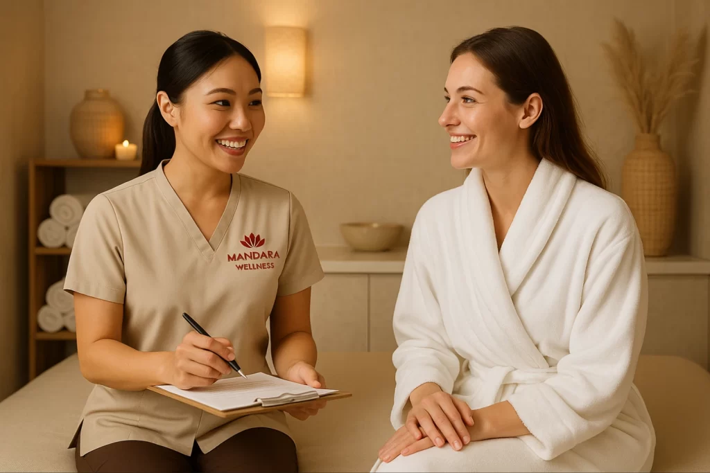 Spa Consultation with Therapist